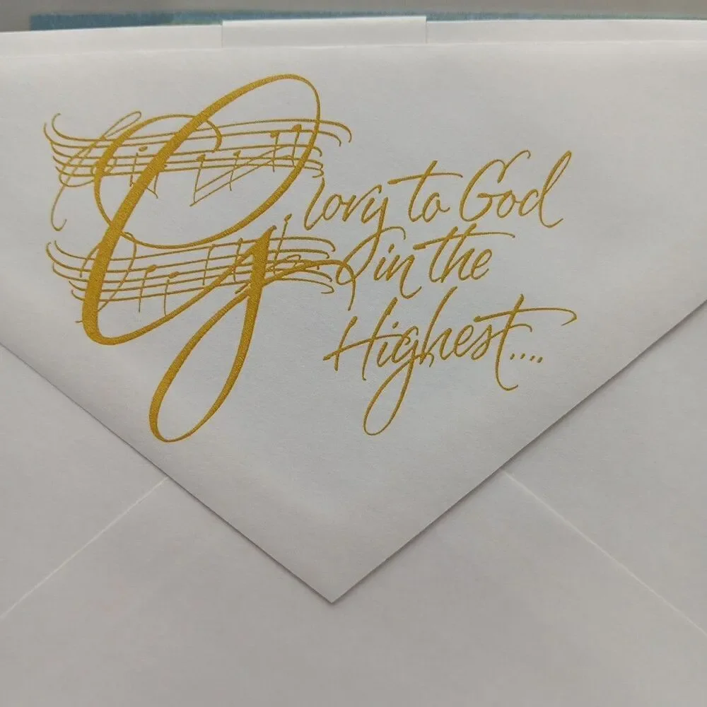 18 Holiday Cards With Envelopes Joyfully Yours Baby in The Manger Religious